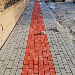 Calle recién pavimentada