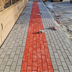 Calle recién pavimentada